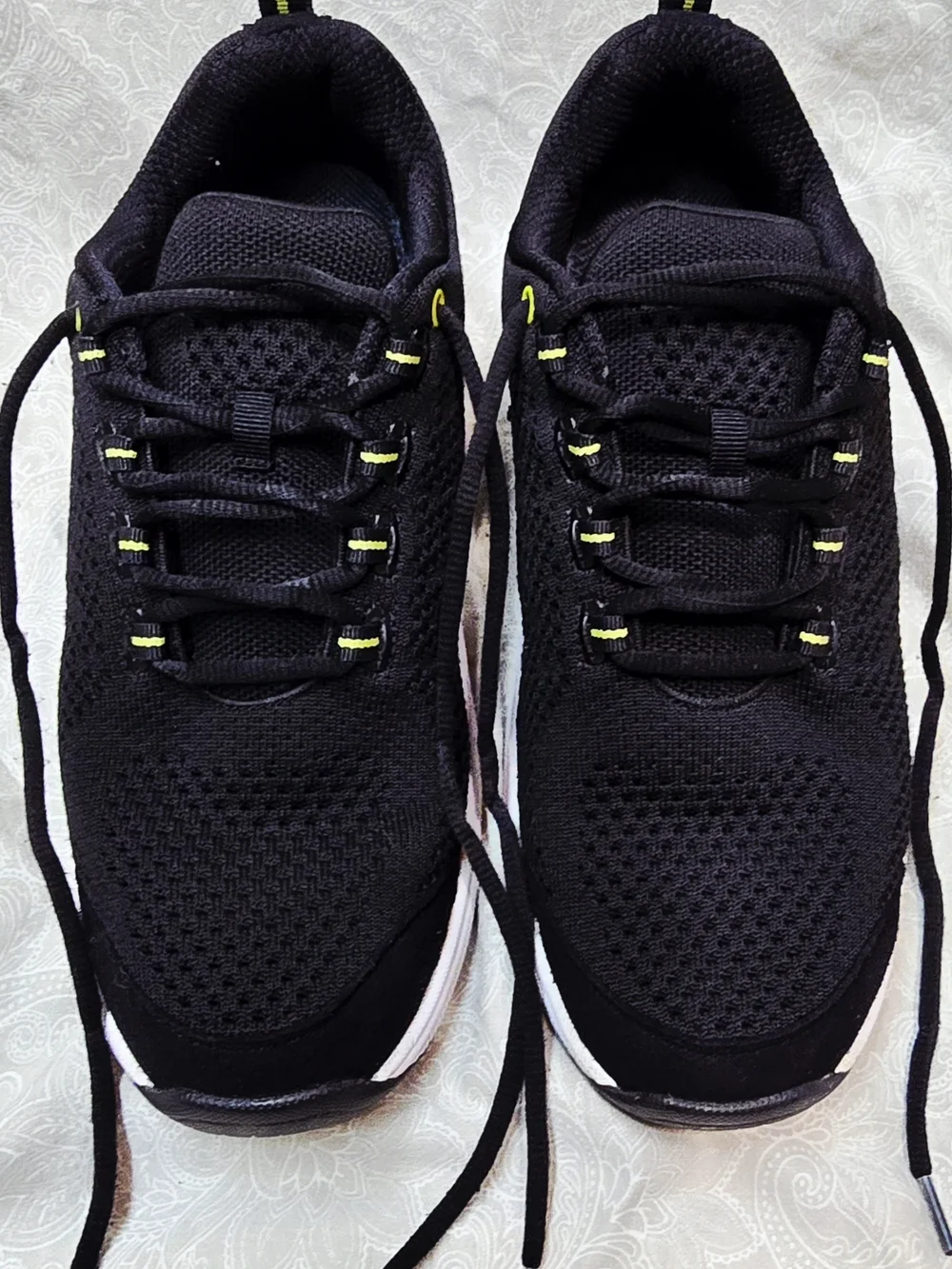 Orthofeet Coral 981 Biofit Women's Black Knit Athletic Sneakers Shoes Size 10 B
